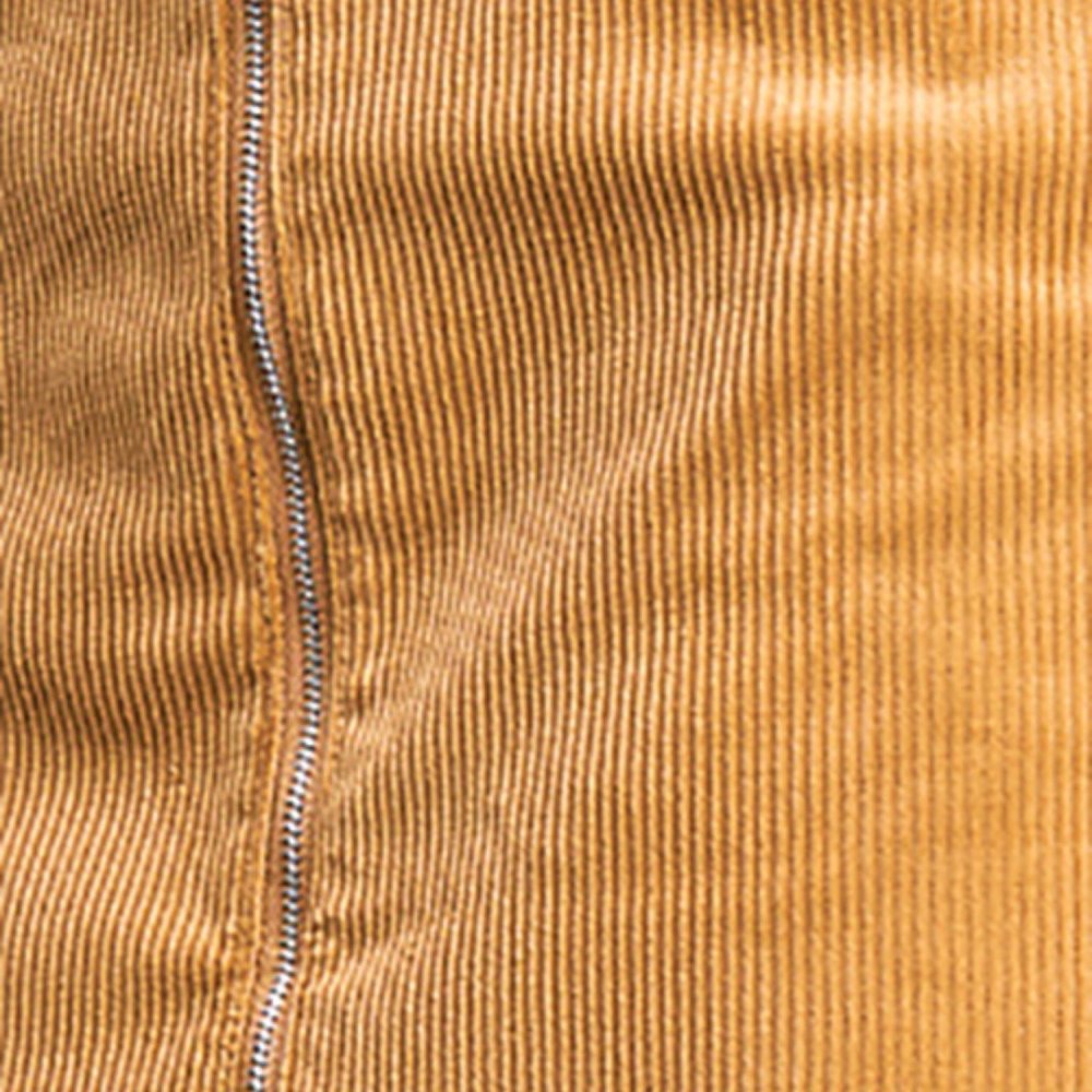 Camel Colored Corduroy Skirt - Picture 3 of 4